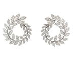 SPIRAL VICTORY SILVER EARRINGS