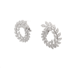 SPIRAL VICTORY SILVER EARRINGS