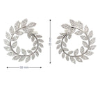 SPIRAL VICTORY SILVER EARRINGS
