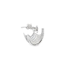 GLINT GRID SILVER EARRINGS