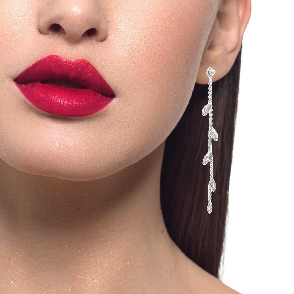 SILVERLEAF CASCADE EARRINGS