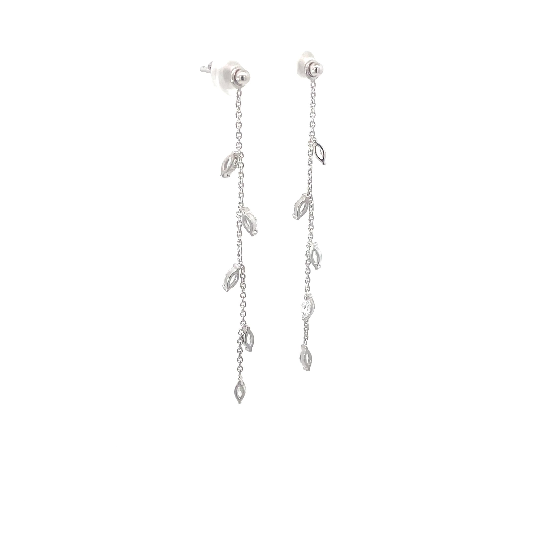 SILVERLEAF CASCADE EARRINGS
