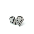 BOLD AURA SILVER EARRINGS