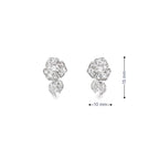 ROSE BLISS SILVER STUDS