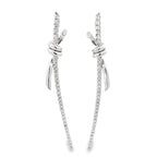 KNOT OF GRACE SILVER EARRINGS