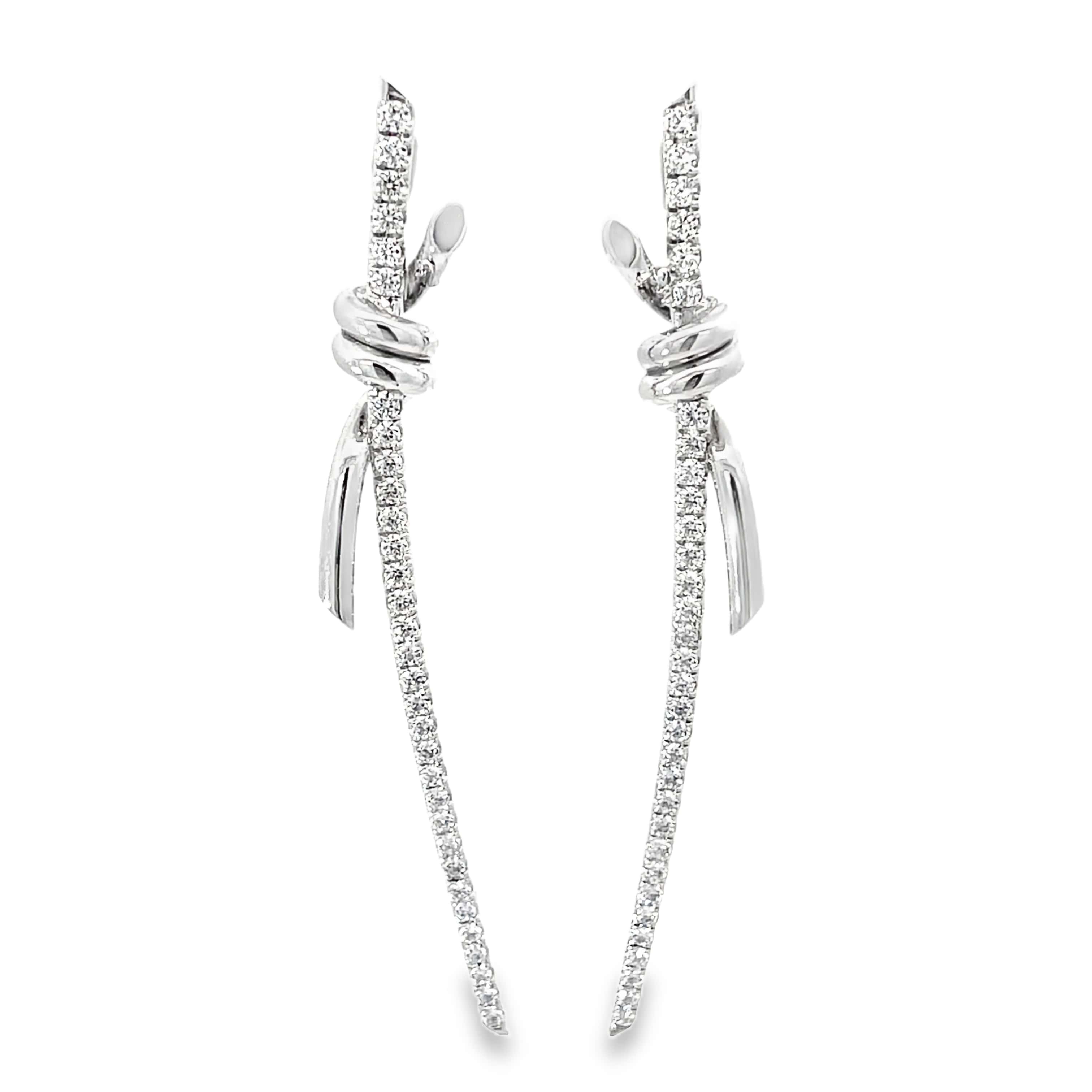 KNOT OF GRACE SILVER EARRINGS