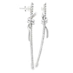 KNOT OF GRACE SILVER EARRINGS