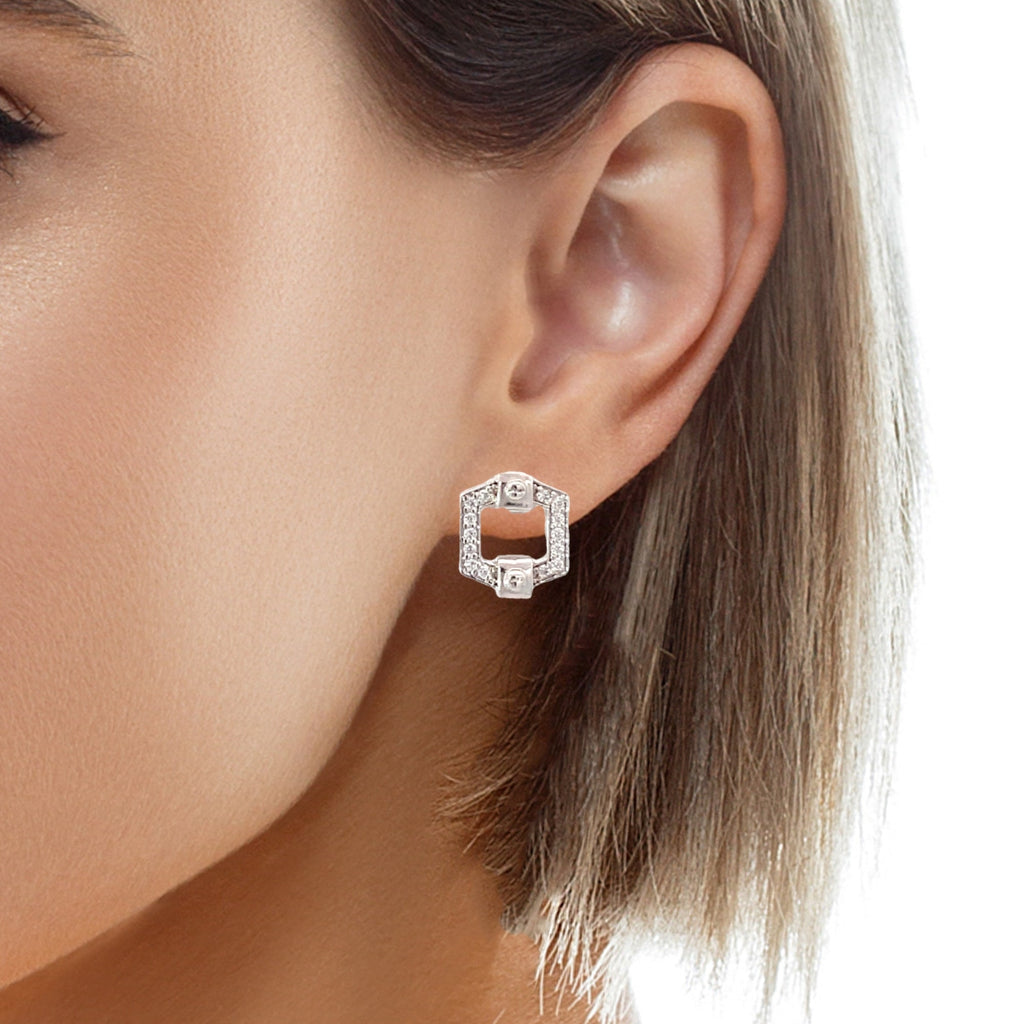 URBAN HALO SILVER STUDS