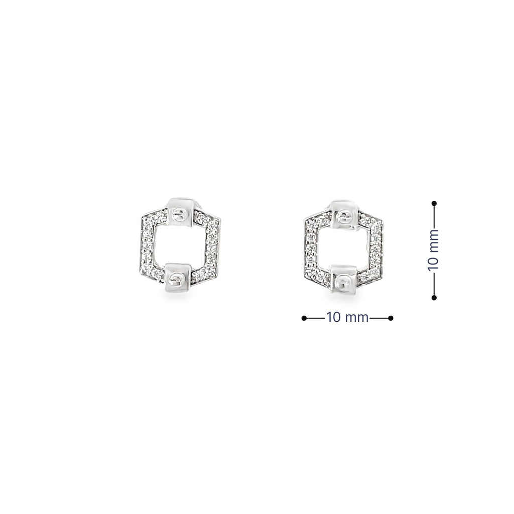 URBAN HALO SILVER STUDS