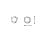 URBAN HALO SILVER STUDS