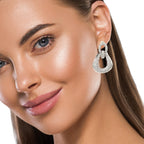 LUSTROUS HARMONY SILVER EARRINGS