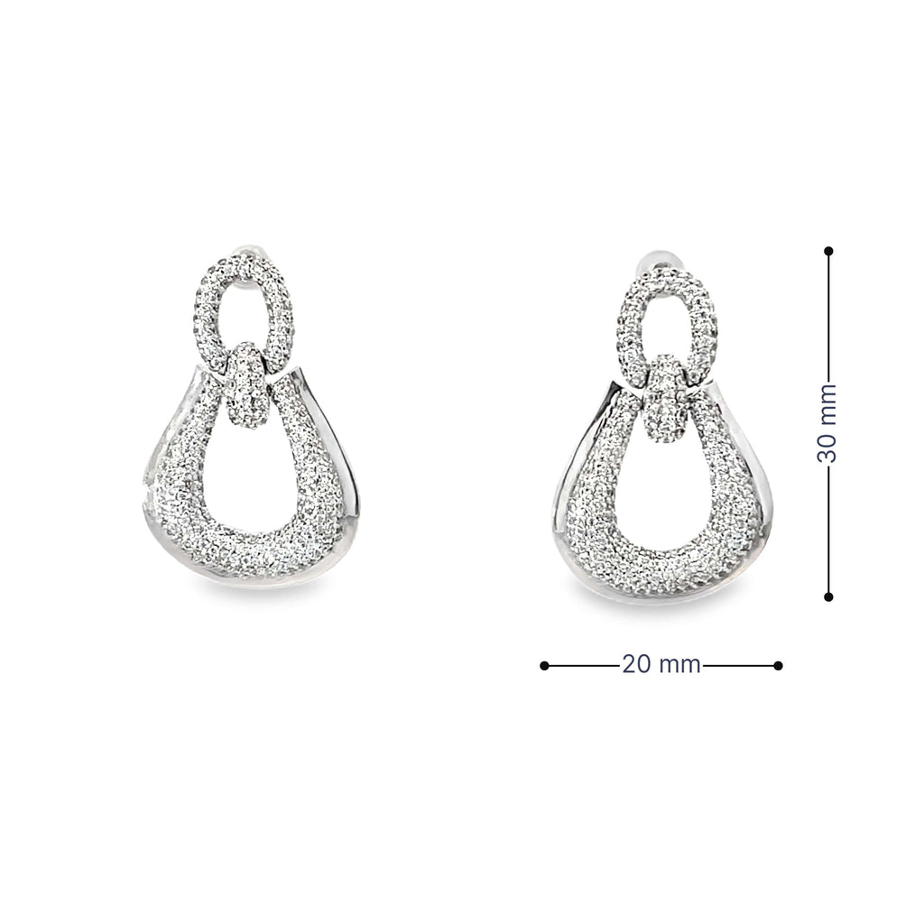 LUSTROUS HARMONY SILVER EARRINGS