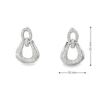LUSTROUS HARMONY SILVER EARRINGS
