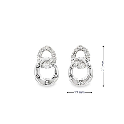 SILVER EARRING-XOE1205