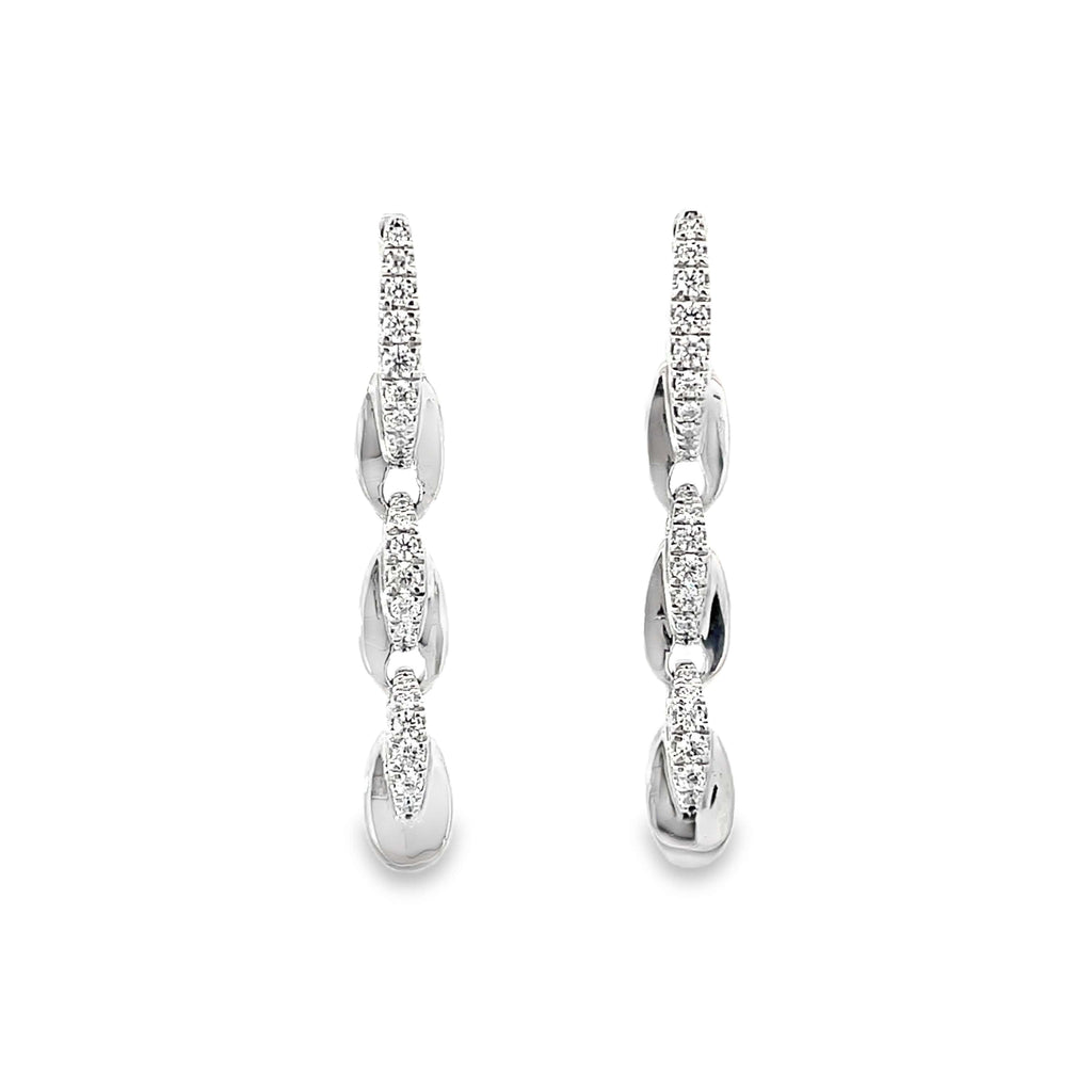 GLOWING LINKS SILVER EARRINGS
