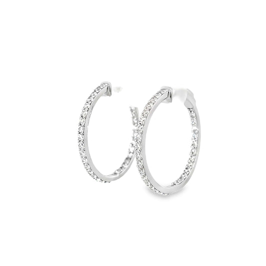 ETERNA SILVER HOOPS