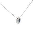 MIDNIGHT HALO SILVER PENDANT