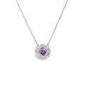 LAVENDER GLEAM SILVER PENDANT