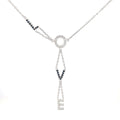 LOVE DROP SILVER PENDANT CHAIN