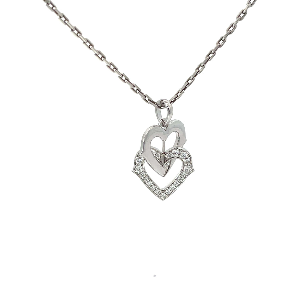 LOCKED IN LOVE SILVER PENDANT CHAIN