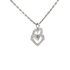 LOCKED IN LOVE SILVER PENDANT CHAIN