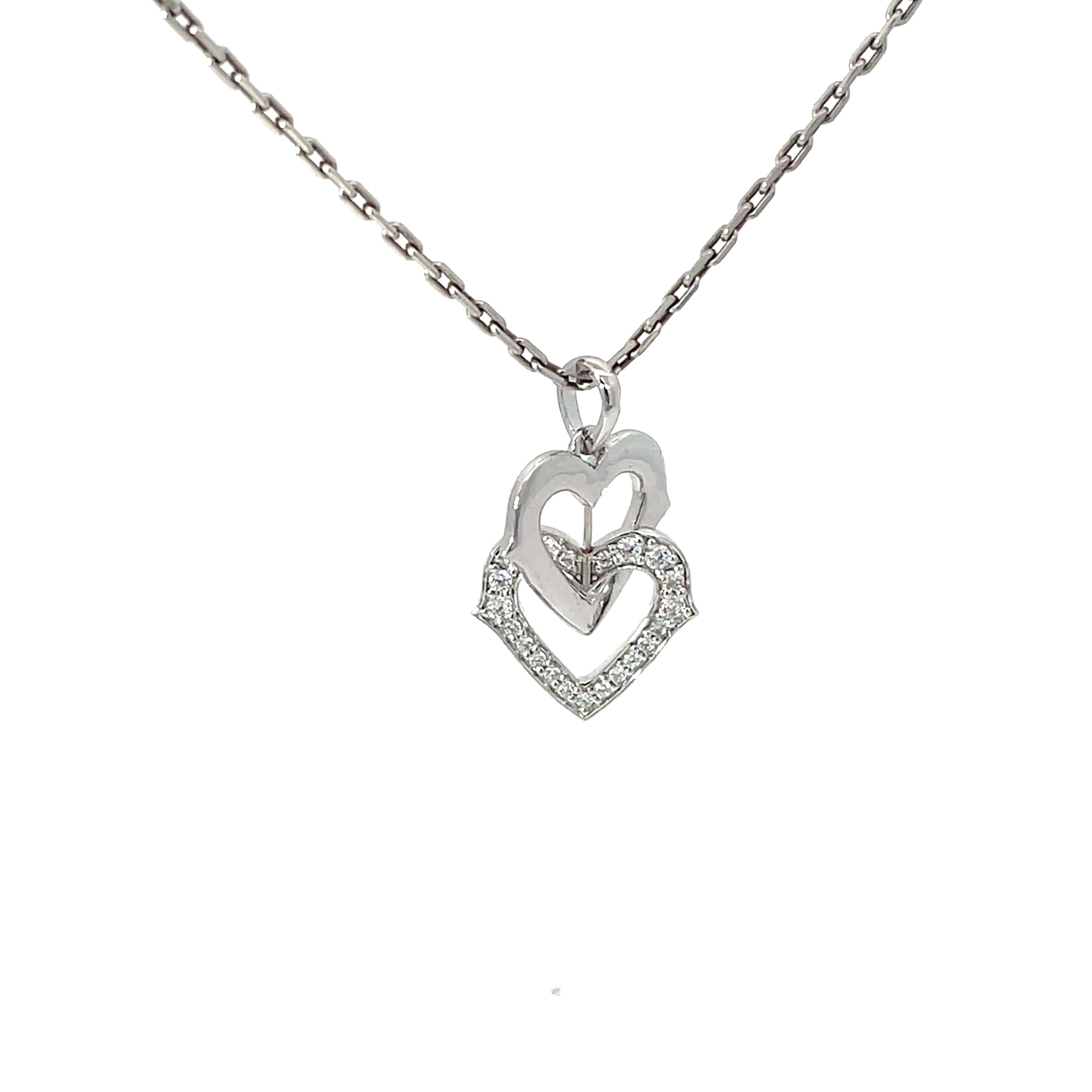 LOCKED IN LOVE SILVER PENDANT CHAIN