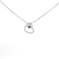 QUEEN OF HEARTS SILVER PENDANT CHAIN
