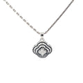 VINTAGE GLAM SILVER PENDANT CHAIN