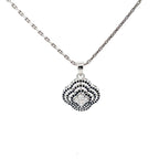 VINTAGE GLAM SILVER PENDANT CHAIN