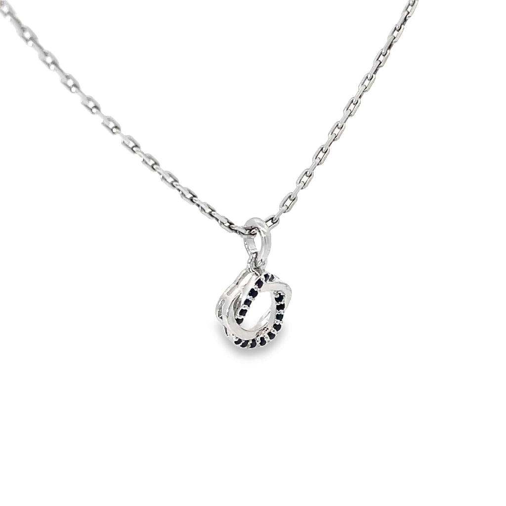 TWISTED ELEGANCE SILVER PENDANT CHAIN