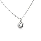 TWISTED ELEGANCE SILVER PENDANT CHAIN