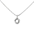 TWISTED ELEGANCE SILVER PENDANT CHAIN