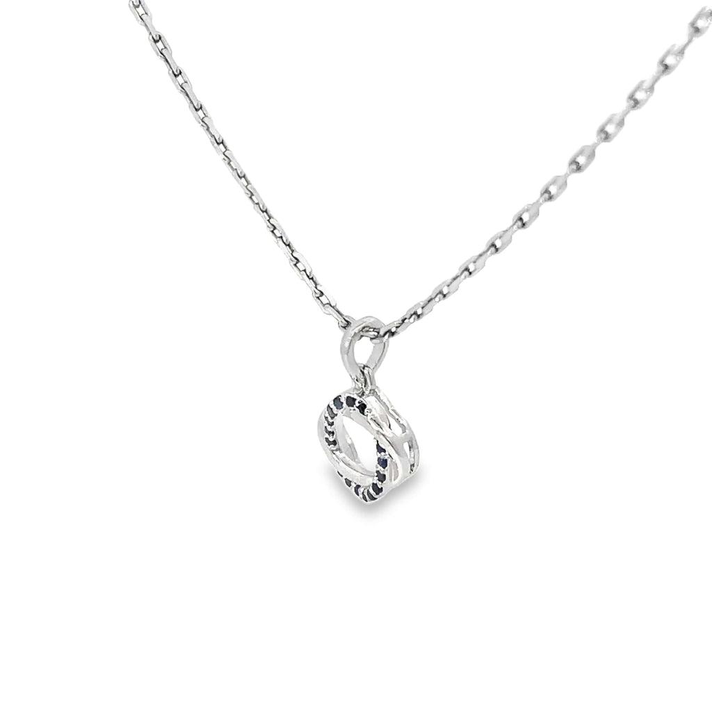 TWISTED ELEGANCE SILVER PENDANT CHAIN