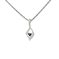 NIGHT EMBERS SILVER PENDANT CHAIN
