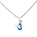 FLUTE OF LOVE OM SILVER PENDANT CHAIN