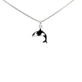 ORCA LOVE HEART SILVER PENDANT CHAIN