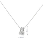 SERPANT COIL SILVER PENDANT CHAIN