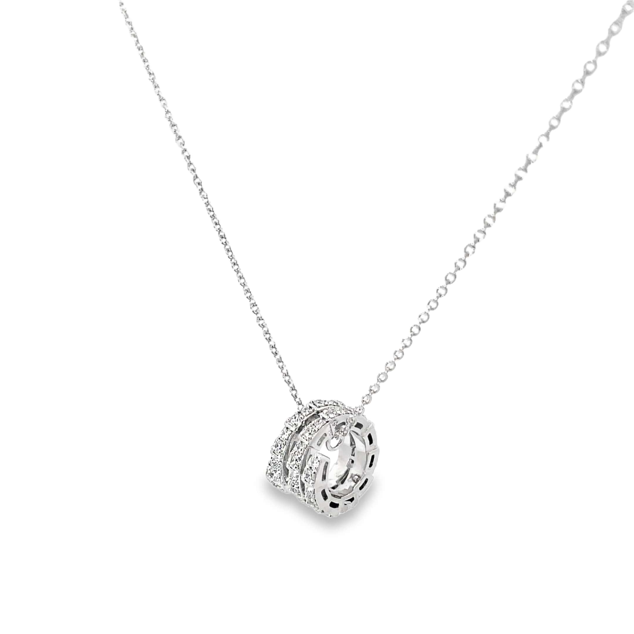 SERPANT COIL SILVER PENDANT CHAIN