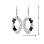 JIGSAW LOOP SILVER EARRING
