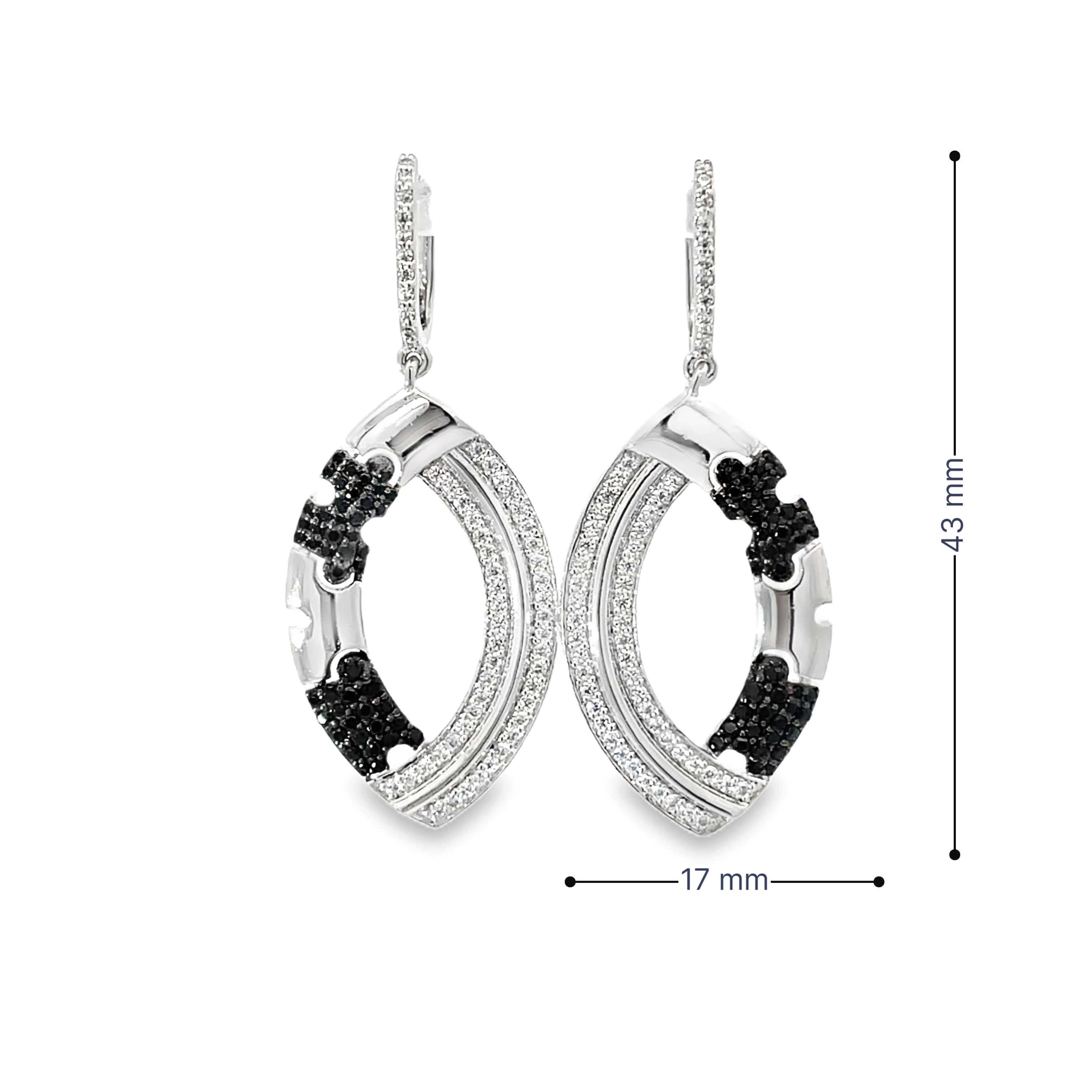 JIGSAW LOOP SILVER PENDANT SET