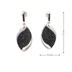 NIGHTFALL LEAF SILVER PENDANT SET