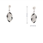 LUXE WAVE SILVER EARRINGS