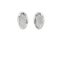 SLEEK DAZZLE SILVER EARRINGS