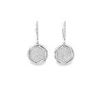 STELLAR HEXA SILVER EARRINGS