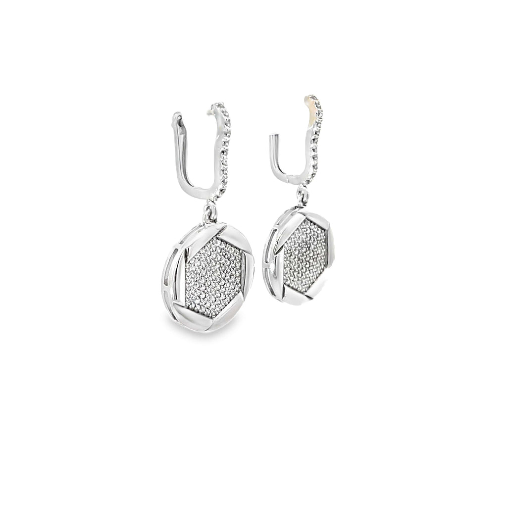 STELLAR HEXA SILVER EARRINGS