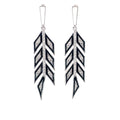 TRIBAL GLINT SILVER EARRINGS