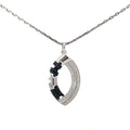 JIGSAW LOOP SILVER PENDANT