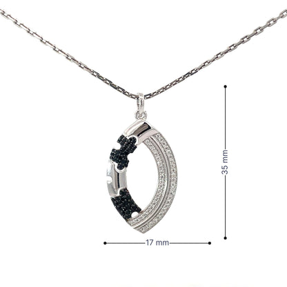 SILVER PENDANT SET-XOPS1001E