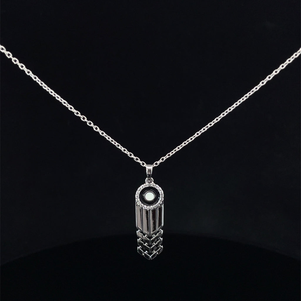 CELESTIAL EYE SILVER PENDANT CHAIN