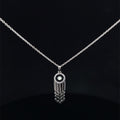 CELESTIAL EYE SILVER PENDANT CHAIN